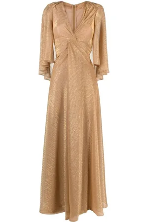 TALBOT RUNHOF Draped-effect gown
