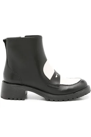 Sarah Chofakian Marcellie two-tone boots