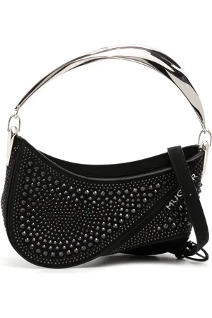 MUGLER Spiral Curve 01 top-handle bag