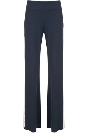 Lygia & Nanny Flared side-stripe trousers