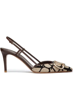 VALENTINO GARAVANI Logo-detail slingback pumps