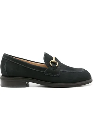Sarah Chofakian Paulette nubuck leather loafers