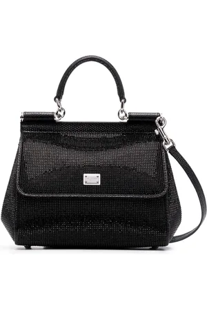 Dolce & Gabbana Small Sicily rhinestone shoulder bag