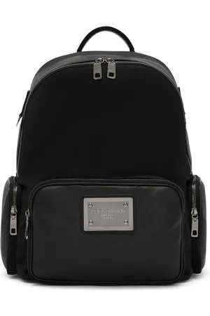 Dolce & Gabbana Logo-tag leather backpack