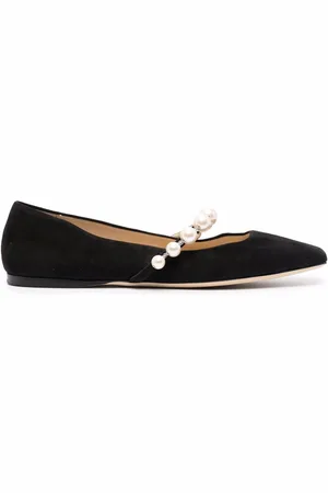 Jimmy Choo Ade square-toe ballerina shoes