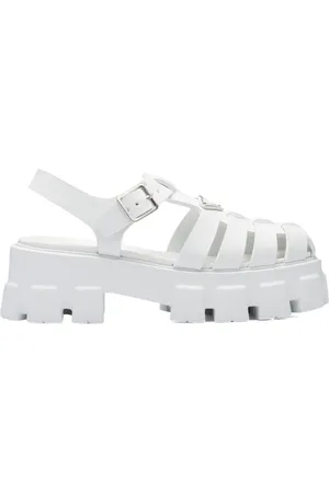 Prada Monolith caged rubber sandals