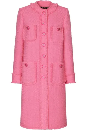 Dolce & Gabbana Single-breasted tweed coat
