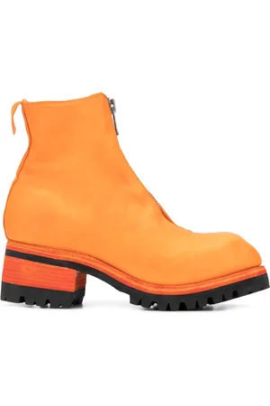 GUIDI Front-zipped ankle boots