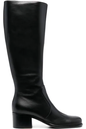 Sergio Rossi Knee-length side-zipped boots