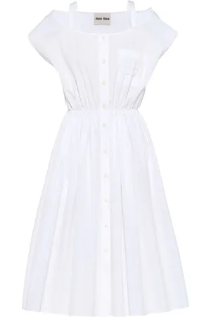 Miu Miu Cotton midi dress