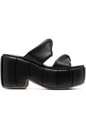 THEMOIRÈ Knot-detail 100mm platform sandals