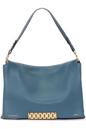 Victoria Beckham Jumbo-chain leather pouch