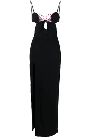 Nensi Dojaka Bustier-neck sleeveless gown