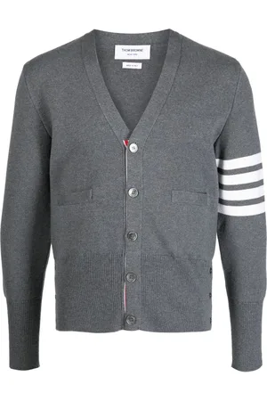 Thom Browne 4-Bar Milano Stitch cardigan