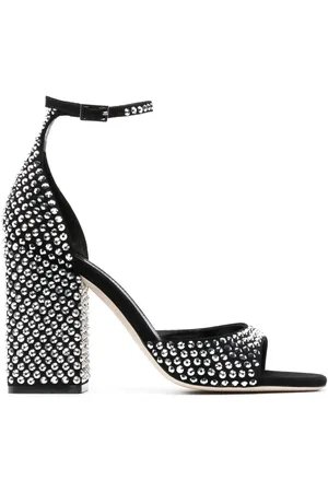 PARIS TEXAS Holly Fiona 100mm suede sandals