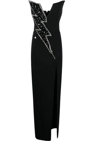 Philipp Plein Thunder crystal-embellished gown