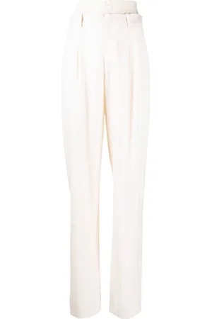 MONSE Double-waist straight-leg trousers