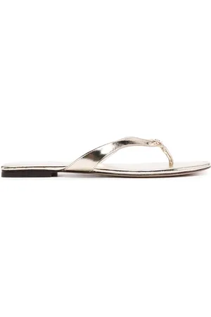Tory Burch Flat leather flip-flops