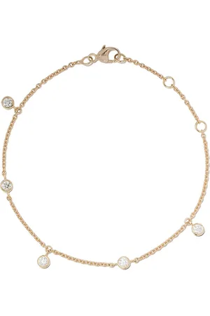 De Beers 18kt yellow Clea five diamond bracelet