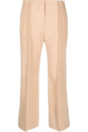 Jil Sander Cropped cotton trousers