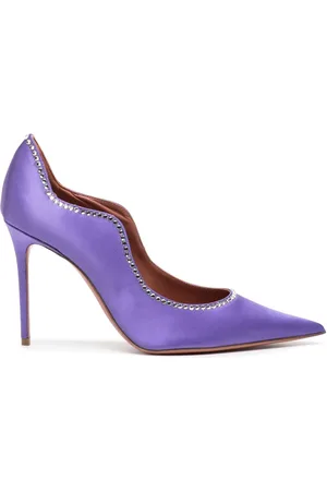 Amina Muaddi Romy pointed-toe pumps