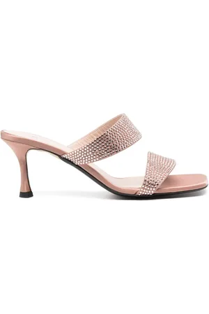 Nº21 70mm rhinestone-embellished sandals