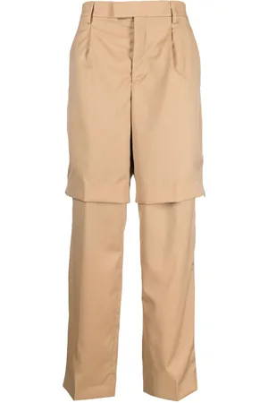 VTMNTS Layered straight-leg trousers