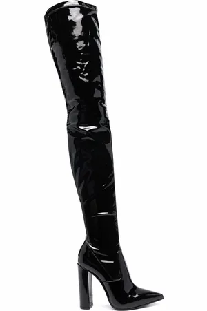 LE SILLA Megan thigh-high leather boots