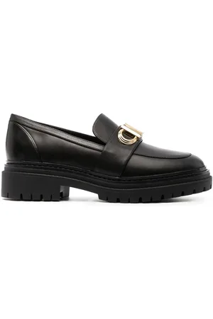 Michael Kors Parker lug logo-plaque loafers