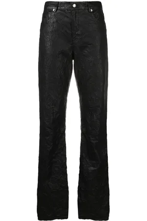 Zadig & Voltaire Evy crinkled leather trousers