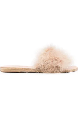 Ancient Greek Sandals Mia Marabu flat feather sandals