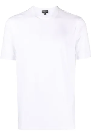Giorgio Armani Crew-neck plain T-shirt