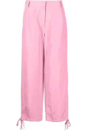 Msgm Drawstrings parachute trousers