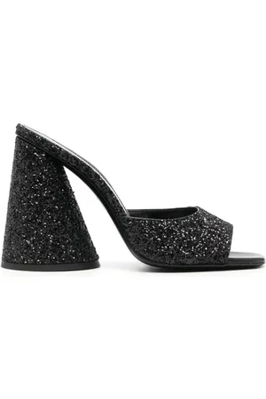 The Attico Luz 105mm glitter-embellished sandals