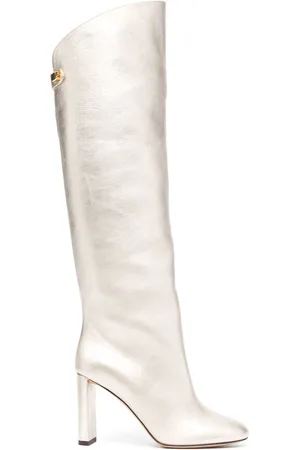Maison Skorpios Adrianna 90mm knee-high leather boots