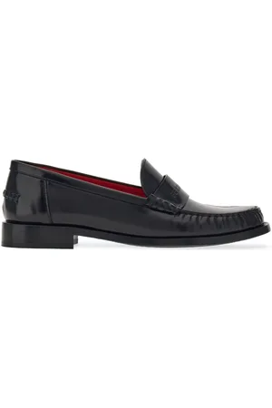 Salvatore Ferragamo Debossed-logo leather loafers