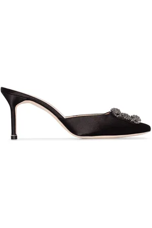 Manolo Blahnik Hangisi 70mm appliqué mules