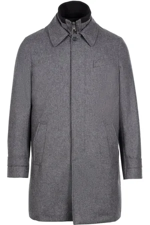 Norwegian Wool Down-lined wool coat