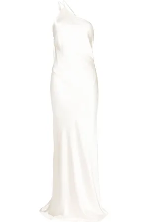 Michelle Mason Single-shoulder maxi dress