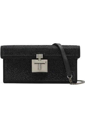 Oscar de la Renta Crystal Pavé Alibi clutch