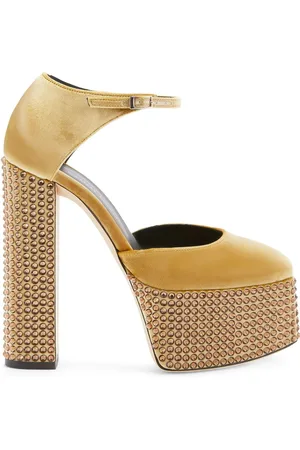 Giuseppe Zanotti Bebe Strass 150mm velvet pumps