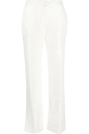 Claudie Pierlot Sequin-embellished flared trousers