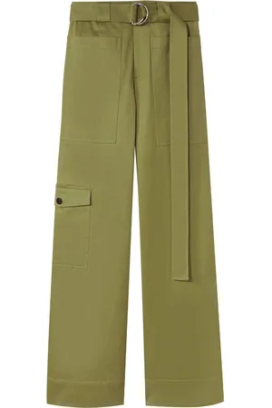 Proenza Schouler Belted-waist cargo trousers