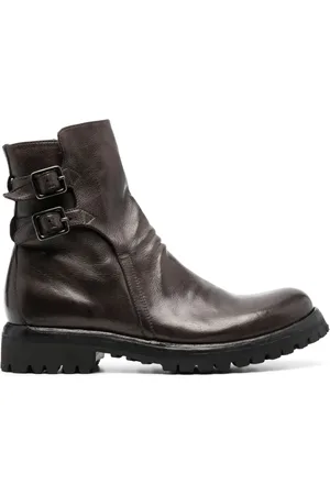 Officine creative Buckle-detail leather boots