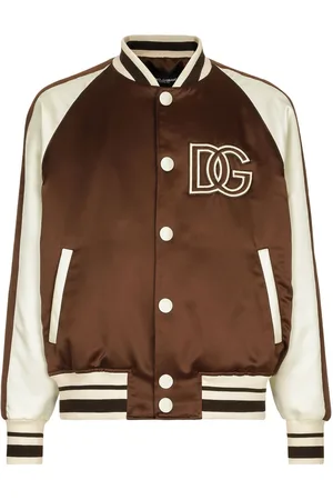 Dolce & Gabbana Logo-patch colour-block bomber jacket
