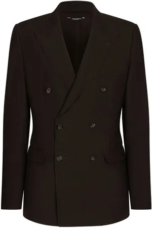 Dolce & Gabbana Double-breasted linen blazer