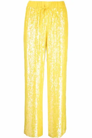 P.A.R.O.S.H. Sequined wide-leg trousers