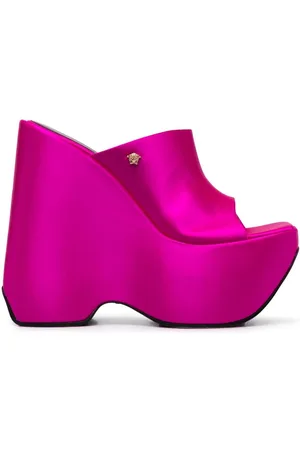 VERSACE 160mm platform wedge heels