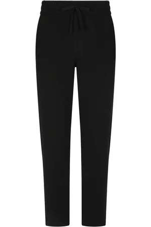 Dolce & Gabbana DG-logo cashmere track pants