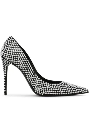 Dolce & Gabbana 105mm rhinestone-embellished satin pumps